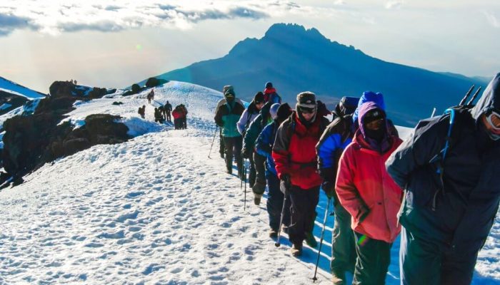 kilimanjaro lemeosho climbers