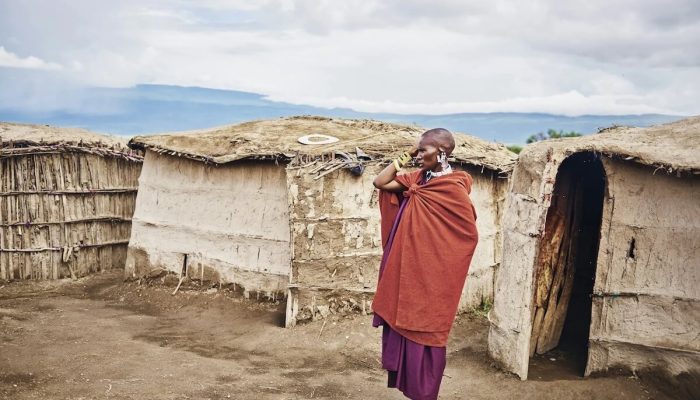 maasai visiting